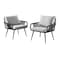 Alaterre Furniture Andover All-Weather Outdoor Bistro Set with Four Rope Chairs and 30" H Bistro Table AWWK0225KK - alternate 3